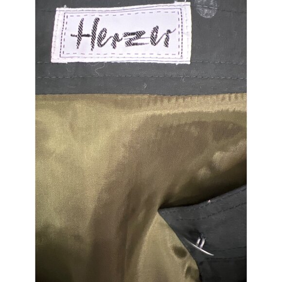 Vintage Herzer Black Maxi Skirt With Animal Embellishments Button-Front Design F - Picture 7 of 9